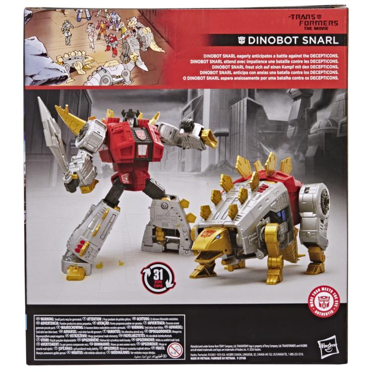 The Transformers: The Movie Studio Series 86 Leader Class Dinobot Snarl Action Figure Gallery Image 18