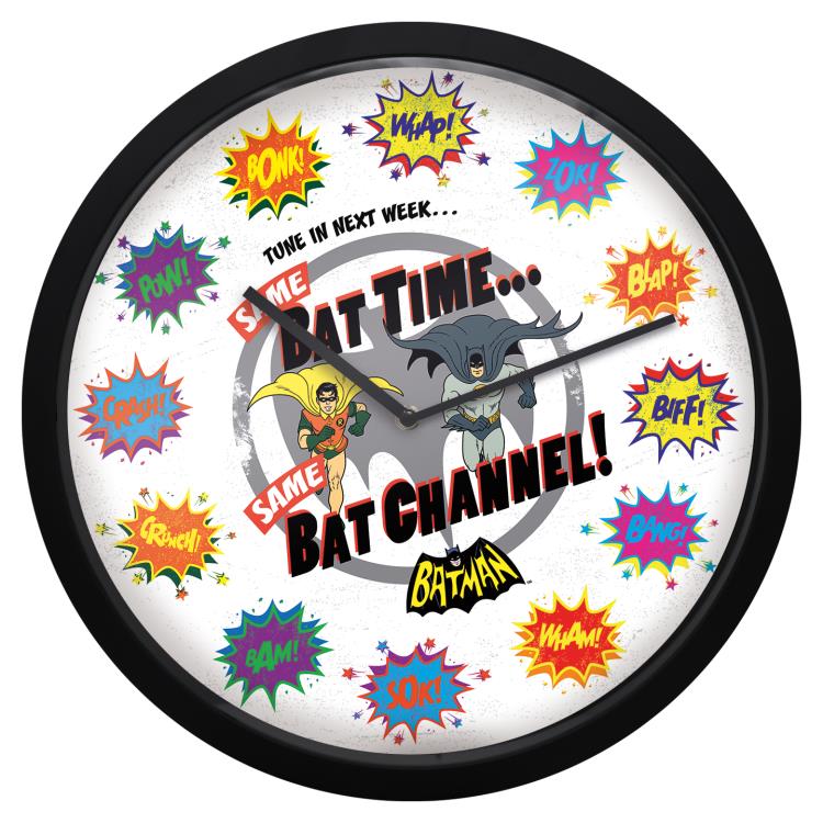 Batman Classic TV Series Bat Time Wall Clock Gallery Image 4