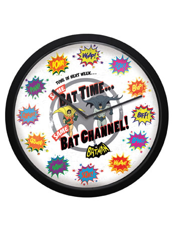Batman Classic TV Series Bat Time Wall Clock Gallery Image 2