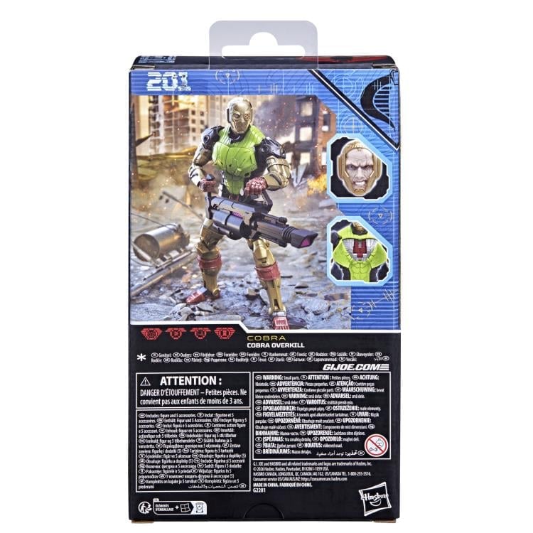 G.I. Joe Classified Series #201 Cobra Overkill Action Figure Gallery Image 8