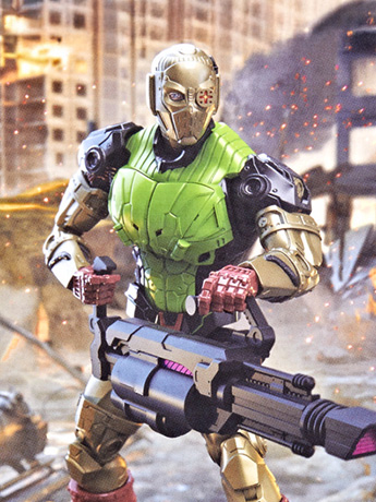 G.I. Joe Classified Series #201 Cobra Overkill Action Figure Gallery Image 2