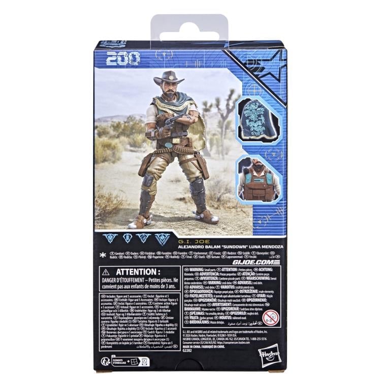 G.I. Joe Classified Series #200 Alejandro Balam "Sundown" Luna Mendoza Action Figure Gallery Image 8