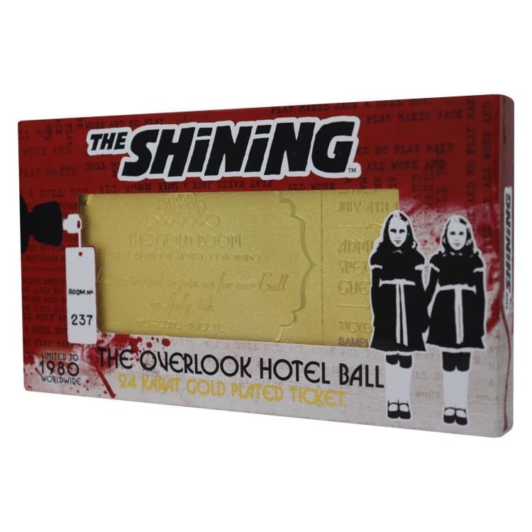 The Shining The Overlook Hotel Ball Ticket Limited Edition 24k