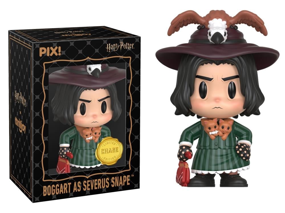 Figurine Minix Harry Potter – Severus Rogue – 12 Cm, PVC, Sous Licence Officielle, Boîte D’exposition
