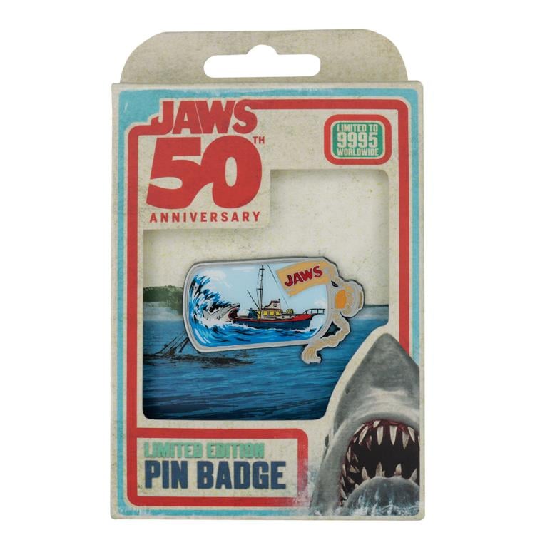 Jaws 50th Anniversary Ship in Bottle Limited Edition Pin Badge Gallery Image 5