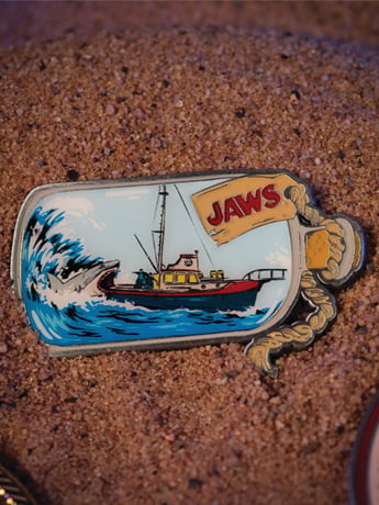Jaws 50th Anniversary Ship in Bottle Limited Edition Pin Badge Gallery Image 2