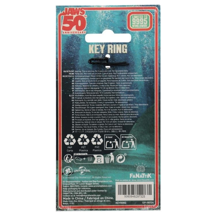 Jaws 50th Anniversary Regatta Boat Tour Limited Edition Keyring Gallery Image 6