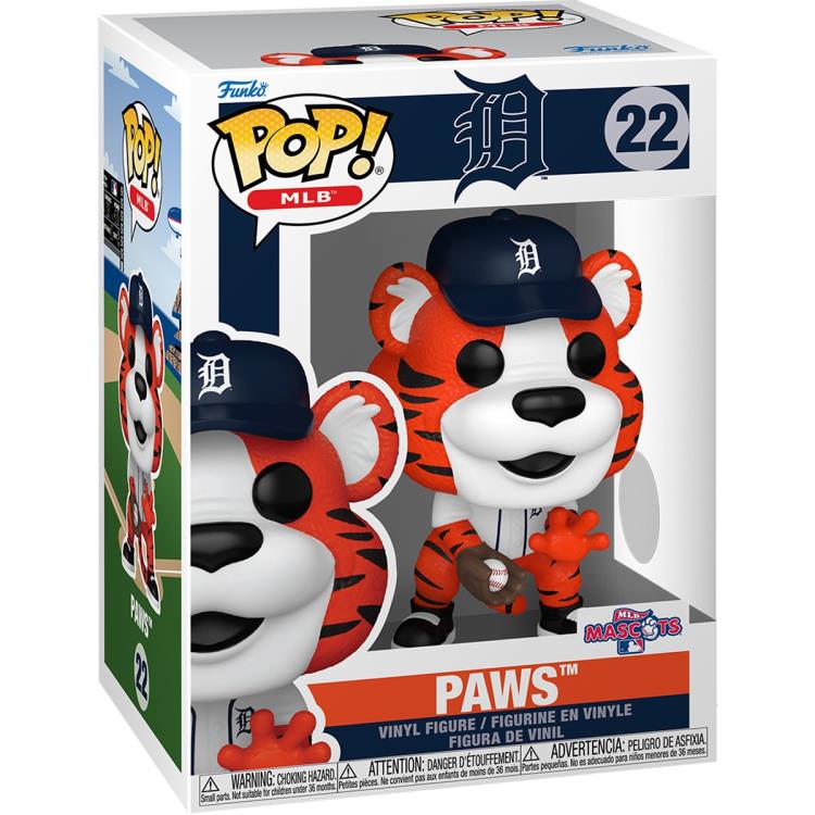funko pop MLB マスコット ２点セット MLB Mascots Pop! MLB #22 Paws (Detroit Tigers)