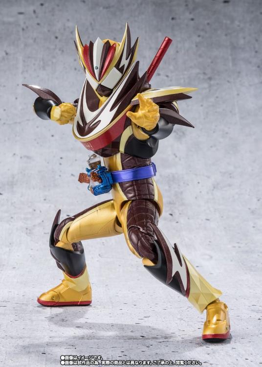 Kamen Rider Gavv S.H.Figuarts Kamen Rider Valen (Frappe Custom Ver.) & Saku To Effect Parts Exclusive Action Figure Set Gallery Image 5