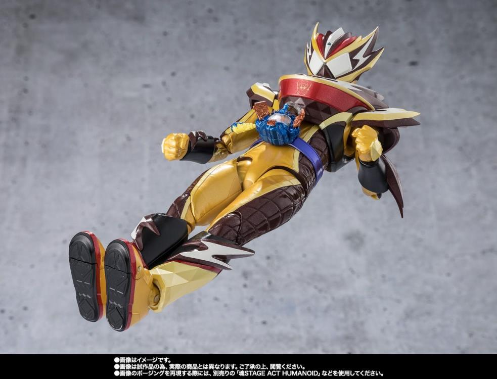 Kamen Rider Gavv S.H.Figuarts Kamen Rider Valen (Frappe Custom Ver.) & Saku To Effect Parts Exclusive Action Figure Set Gallery Image 7