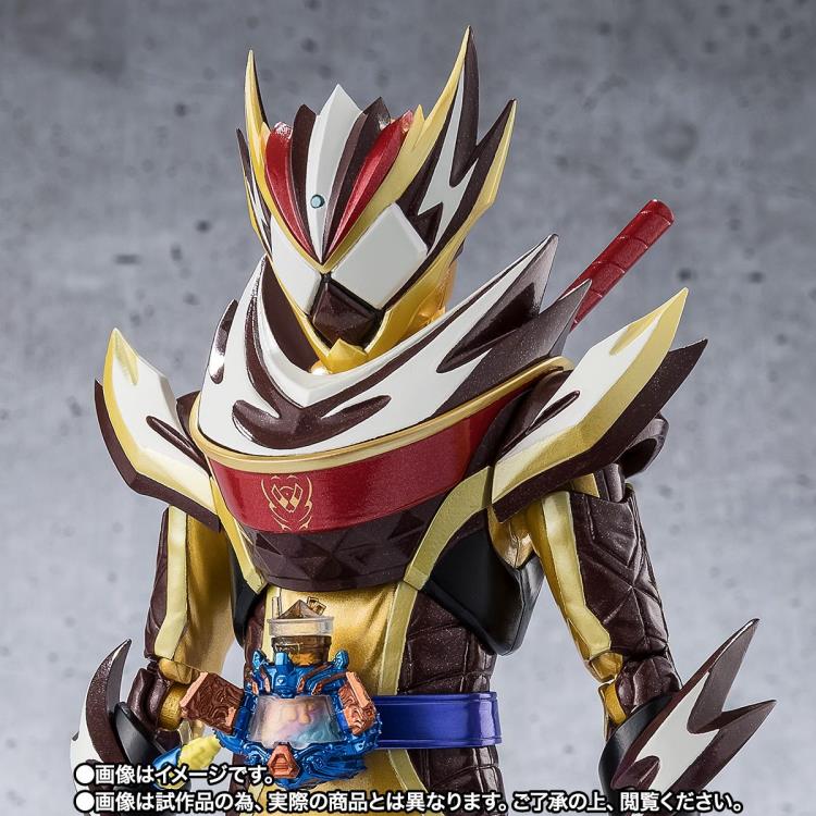 Kamen Rider Gavv S.H.Figuarts Kamen Rider Valen (Frappe Custom Ver.) & Saku To Effect Parts Exclusive Action Figure Set Gallery Image 3