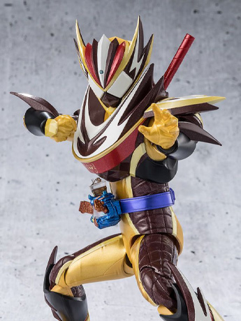 Kamen Rider Gavv S.H.Figuarts Kamen Rider Valen (Frappe Custom Ver.) & Saku To Effect Parts Exclusive Action Figure Set Gallery Image 2