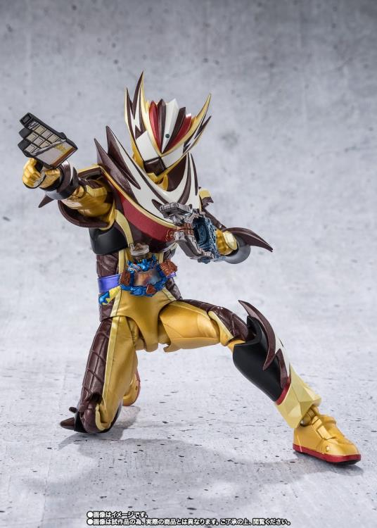 Kamen Rider Gavv S.H.Figuarts Kamen Rider Valen (Frappe Custom Ver.) & Saku To Effect Parts Exclusive Action Figure Set Gallery Image 6
