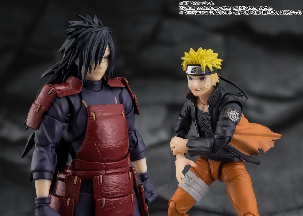 Naruto: Shippuden S.H.Figuarts Madara Uchiha (Legend of Darkness) Action Figure Gallery Image 9
