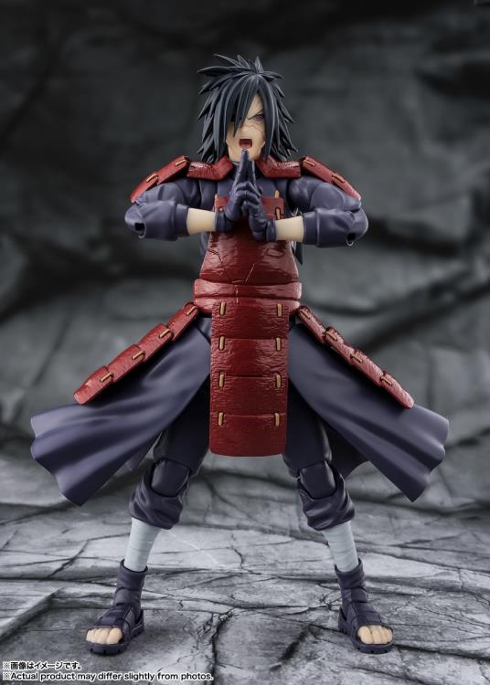 Naruto: Shippuden S.H.Figuarts Madara Uchiha (Legend of Darkness) Action Figure Gallery Image 4