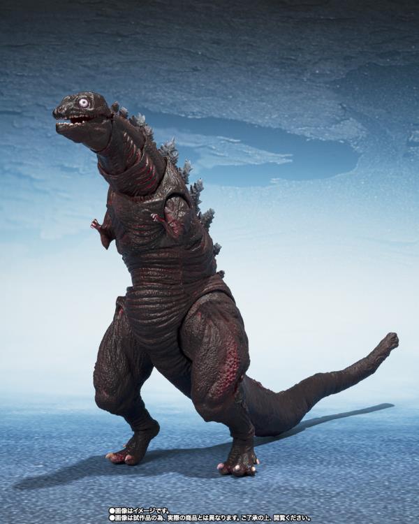 Shin Godzilla S.H.MonsterArts Godzilla 2nd Form & 3rd Form & Giant Unidentified Creature Action Figure Set Gallery Image 10
