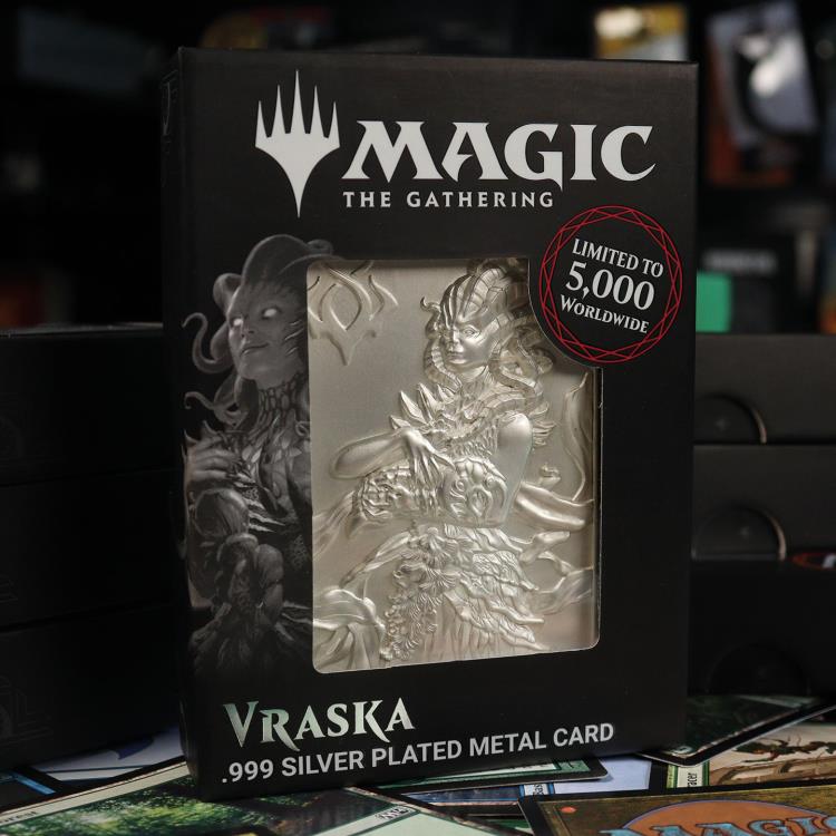 Magic: The Gathering Vraska Limited Edition .999 Silver-Plated Metal Card Gallery Image 6