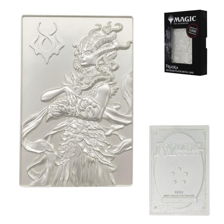 Magic: The Gathering Vraska Limited Edition .999 Silver-Plated Metal Card Gallery Image 10