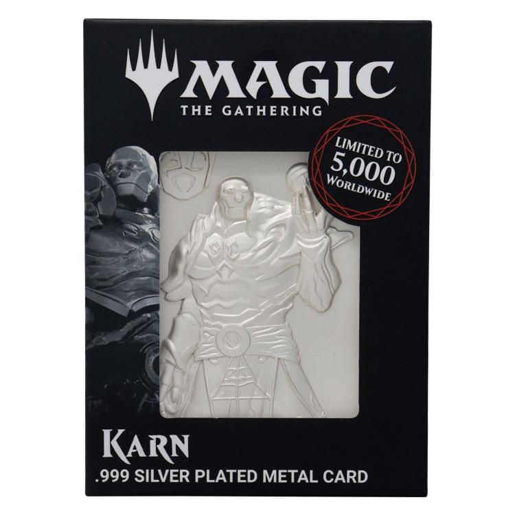 Magic: The Gathering Karn Limited Edition .999 Silver-Plated Metal Card Gallery Image 7