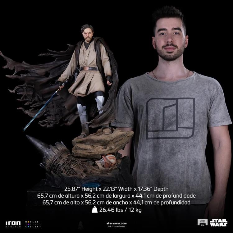 Star Wars Signatures Legacy Replica Obi-Wan Kenobi 1/4 Scale Limited Edition Statue Gallery Image 28
