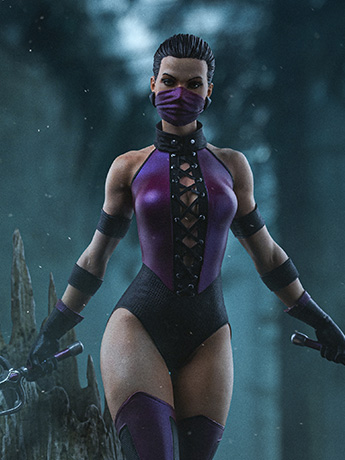 Mortal Kombat Mileena 1/10 Art Scale Statue Gallery Image 2
