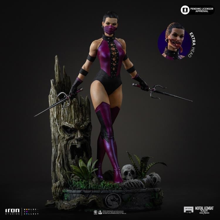 Mortal Kombat Mileena 1/10 Art Scale Statue Gallery Image 6
