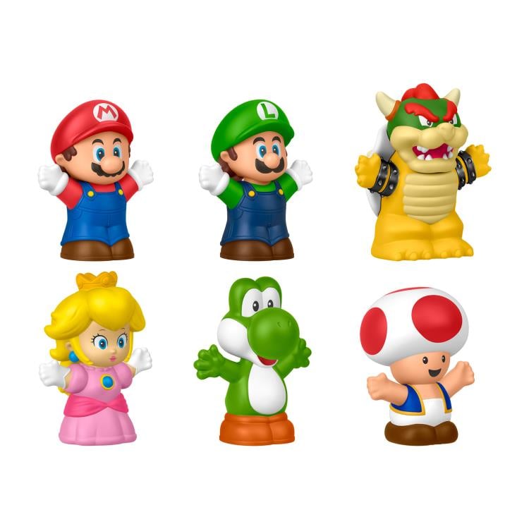Super Mario Little People My Mario Figure Six-Pack Gallery Image 5