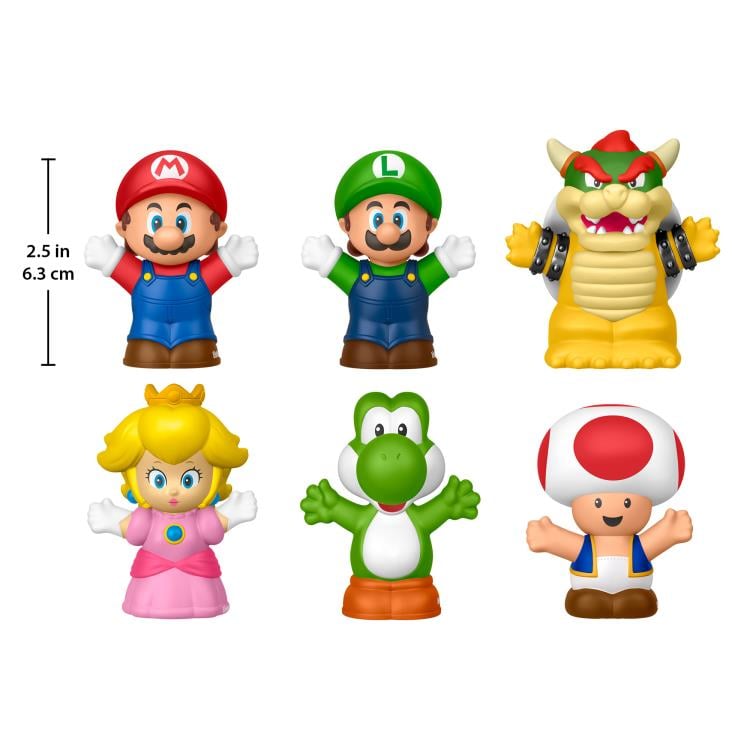 Super Mario Little People My Mario Figure Six-Pack Gallery Image 6