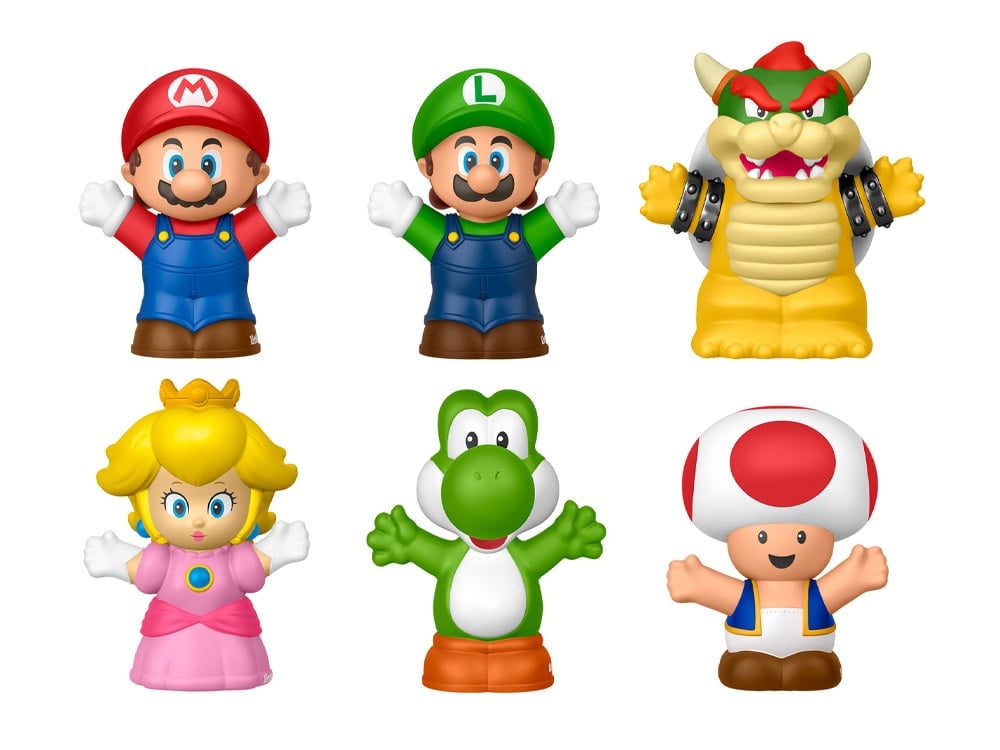 Super Mario Little People My Mario Figure Six-Pack Gallery Image 1