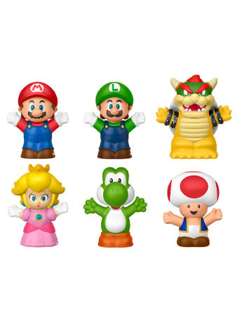 Super Mario Little People My Mario Figure Six-Pack Gallery Image 2
