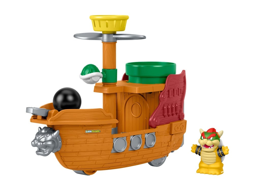 Super Mario Little People My Mario Bowser's Airship Playset Gallery Image 1