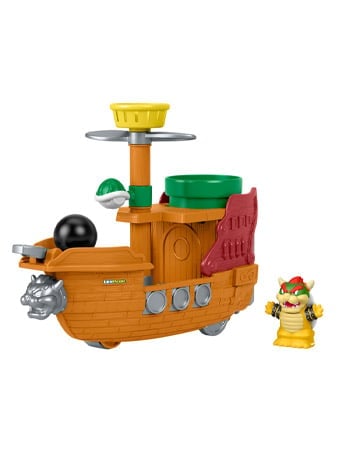 Super Mario Little People My Mario Bowser's Airship Playset Gallery Image 2