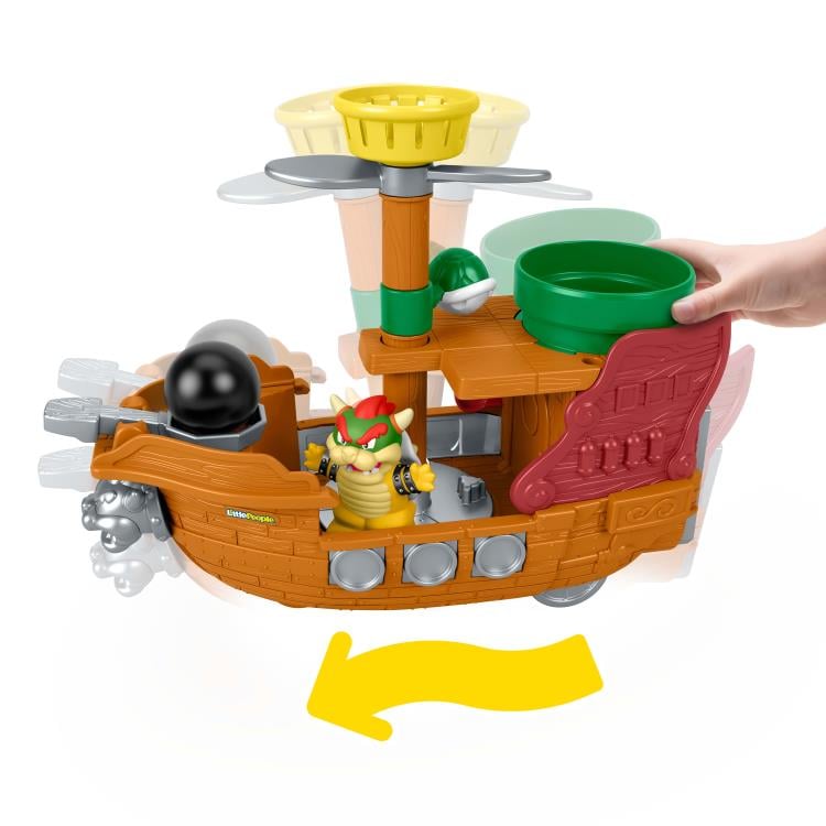 Super Mario Little People My Mario Bowser's Airship Playset Gallery Image 3