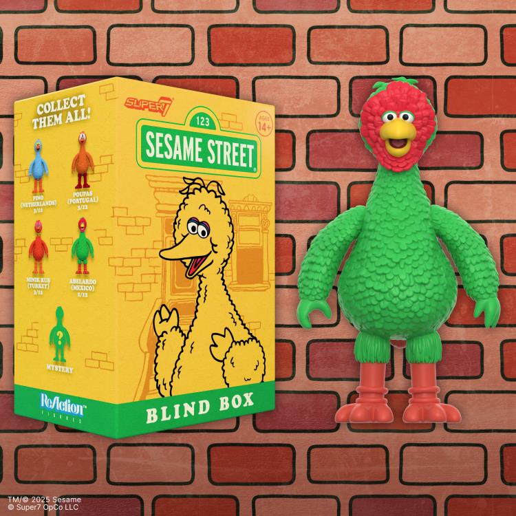 Sesame Street ReAction Big Birds Around the World Box of 12 Random