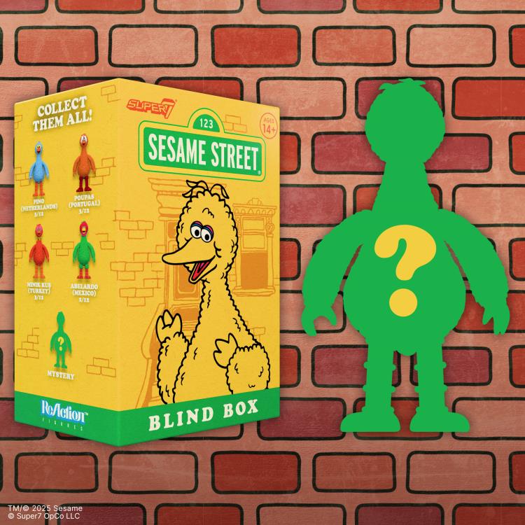 Sesame Street ReAction Big Birds Around the World Box of 12 Random