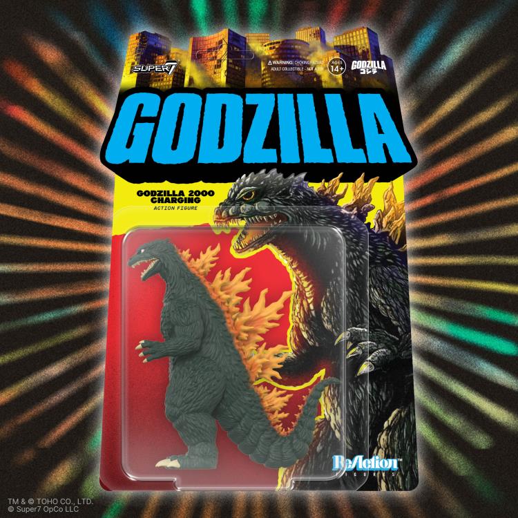 Toho ReAction Godzilla 2000 (Charging) Action Figure Gallery Image 8
