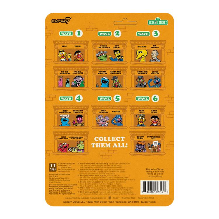 Sesame Street ReAction Bert in PJs Action Figure Gallery Image 5