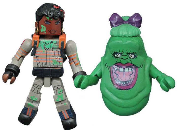 Ghostbusters Minimates Series 1 Slimed Patty & Mrs. Slimer Gallery Image 3