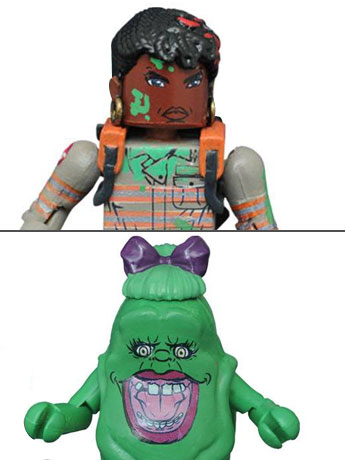 Ghostbusters Minimates Series 1 Slimed Patty & Mrs. Slimer Gallery Image 2