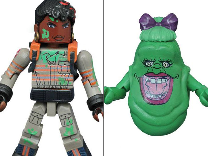 Ghostbusters Minimates Series 1 Slimed Patty & Mrs. Slimer Gallery Image 1