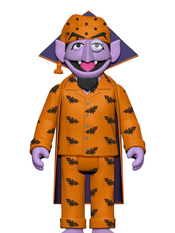 Sesame Street ReAction Count in PJs Action Figure Gallery Image 2