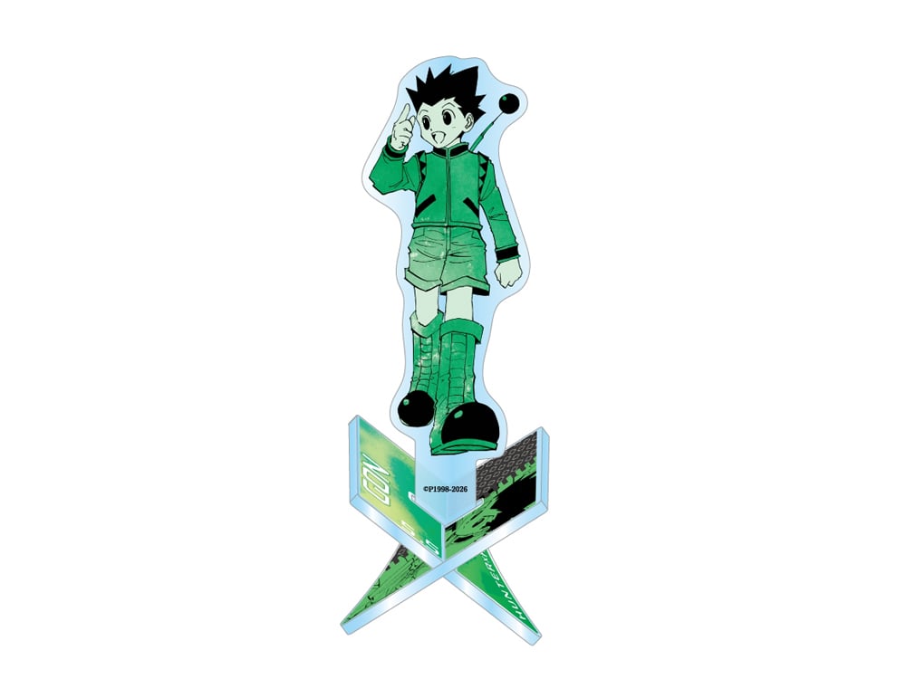 Hunter x Hunter Acrylic "X" Figure -with- Gon Freecss (Birthday 2026) Exclusive Acrylic Stand Gallery Image 1
