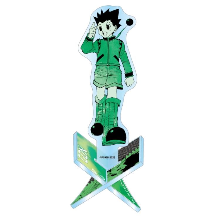 Hunter x Hunter Acrylic "X" Figure -with- Gon Freecss (Birthday 2026) Exclusive Acrylic Stand Gallery Image 3