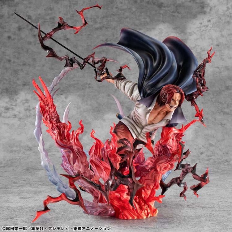 One Piece Portrait of Pirates SA-MAXIMUM Red-Haired Pirates Captain Shanks (Kamusari Ver.) Exclusive Figure Gallery Image 4