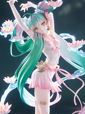 Vocaloid F:Nex Hatsune Miku (Water Lily Ver.) 1/7 Scale Figure Gallery Image 2