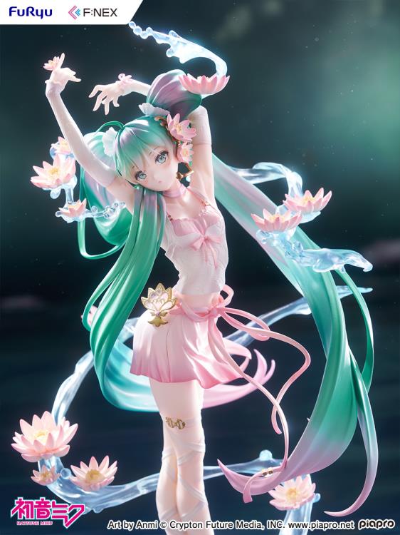 Vocaloid F:Nex Hatsune Miku (Water Lily Ver.) 1/7 Scale Figure Gallery Image 5