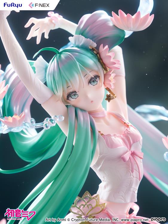 Vocaloid F:Nex Hatsune Miku (Water Lily Ver.) 1/7 Scale Figure Gallery Image 9