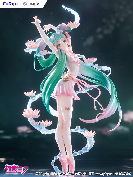 Vocaloid F:Nex Hatsune Miku (Water Lily Ver.) 1/7 Scale Figure Gallery Image 6