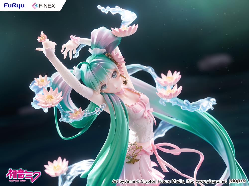 Vocaloid F:Nex Hatsune Miku (Water Lily Ver.) 1/7 Scale Figure Gallery Image 8