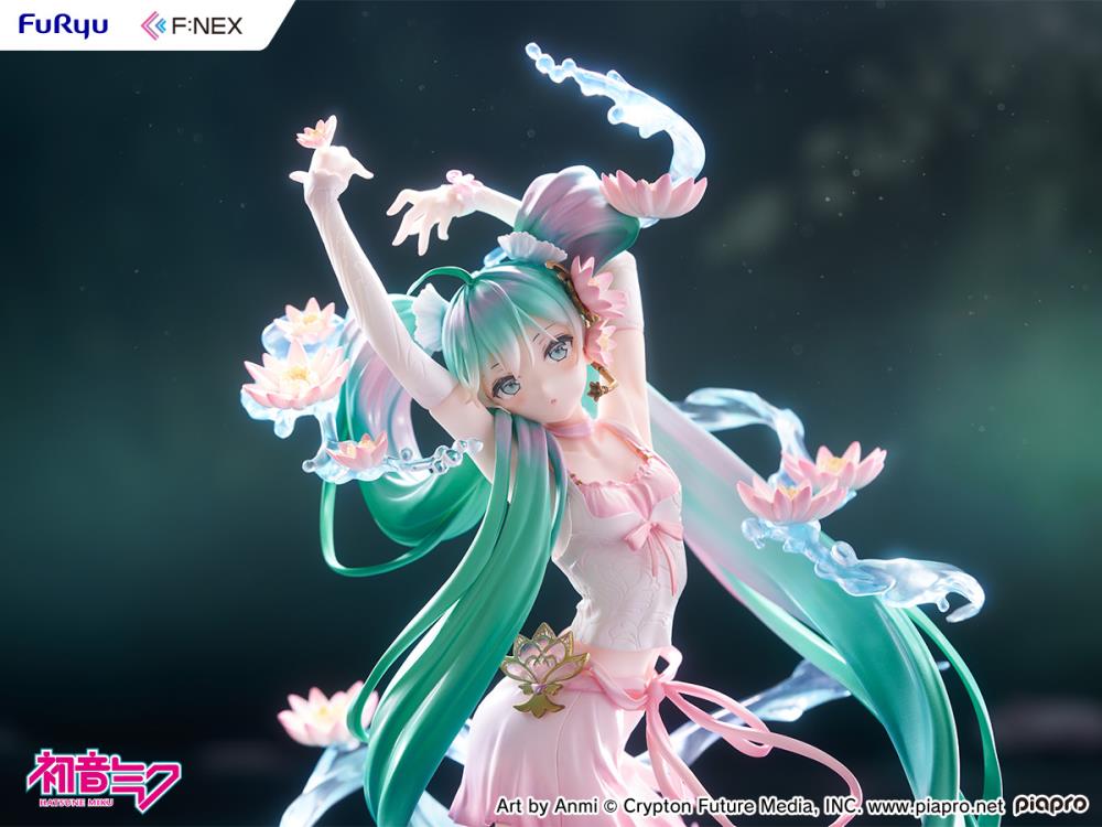 Vocaloid F:Nex Hatsune Miku (Water Lily Ver.) 1/7 Scale Figure Gallery Image 7